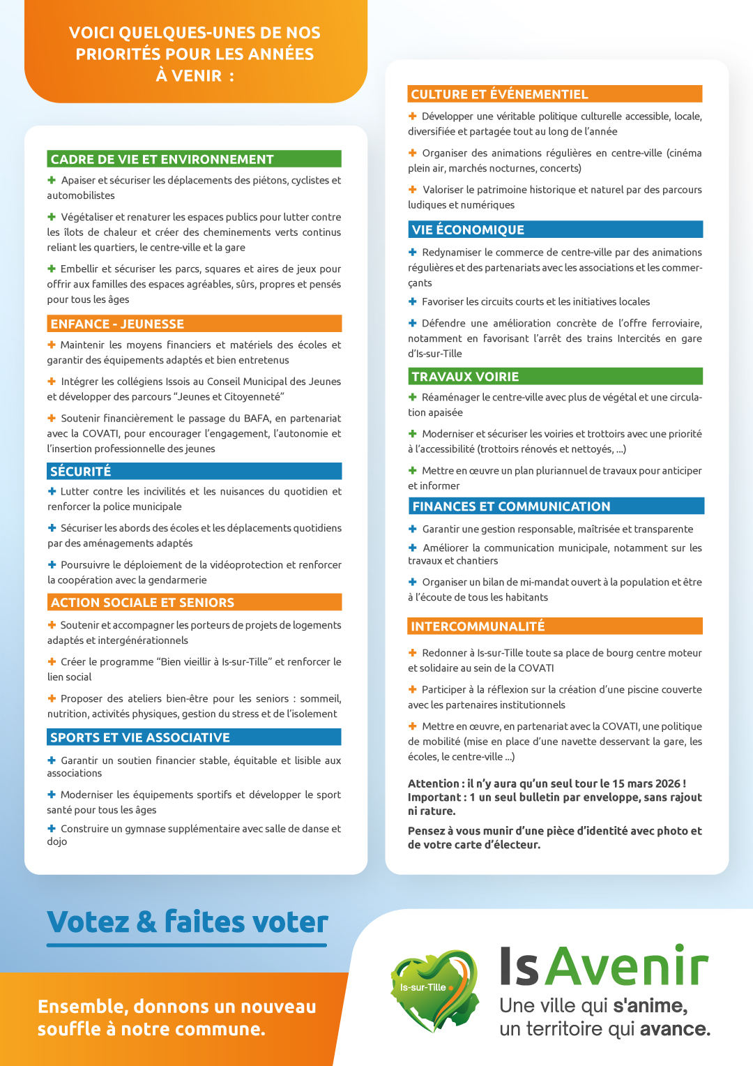 profession de foi verso